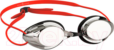 Очки для плавания Mad Wave Streamline Mirror (красный)