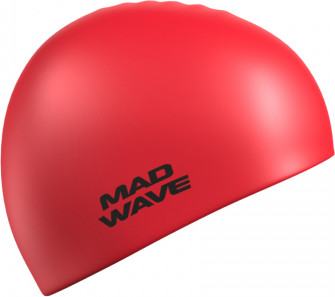 Шапочка для плавания Mad Wave Intensive (красный)