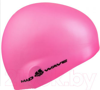 Шапочка для плавания Mad Wave Light BIG (розовый)