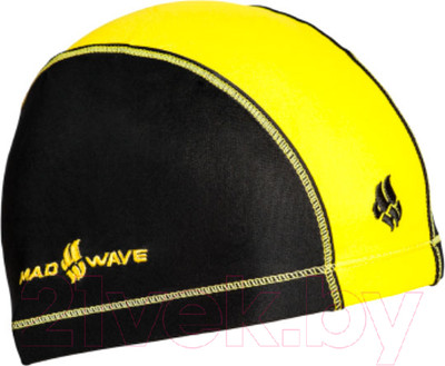 Шапочка для плавания Mad Wave Lycra Doutone (желтый)