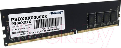Оперативная память DDR4 Patriot PSD416G266681