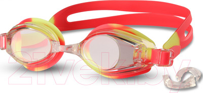 Очки для плавания Indigo Sport 202 G (желтый/красный)