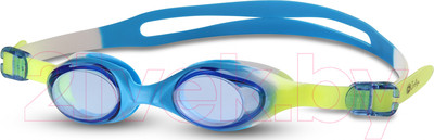 Очки для плавания Indigo Sport 613 G (голубой/желтый)