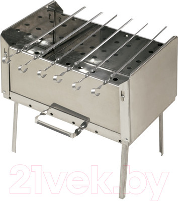 Мангал Кедр Плюс Плюс / МД-6Н (1.5мм, нержавеющая сталь)