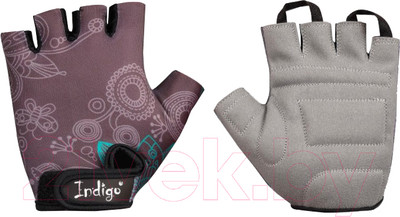 Велоперчатки Indigo Sport SB-01-8545 (XS, светло-серый)