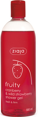 Гель для душа Ziaja Клюква и земляника (500мл)