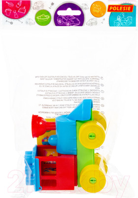 Конструктор Полесье Юный путешественник. Паровоз 55231