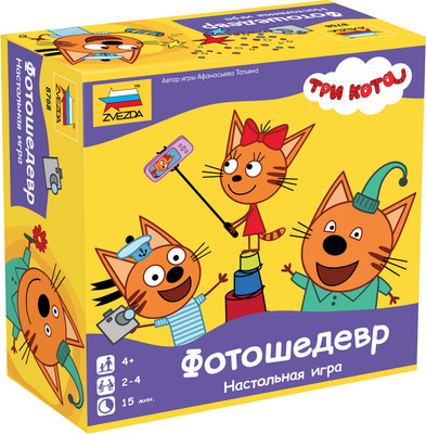 Настольная игра Звезда Три кота. Фотошедевр / 8768
