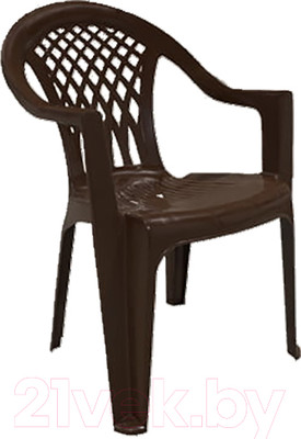Стул пластиковый БИМАпласт Коричневый