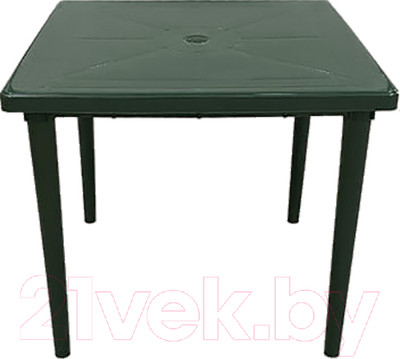 Стол пластиковый БИМАпласт Квадратный (темно-зеленый)