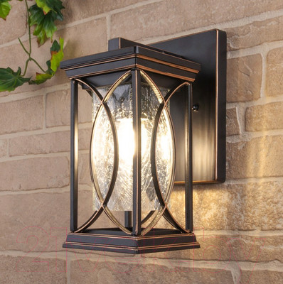 Бра уличное Elektrostandard Spica D GL 1026D (черное золото)