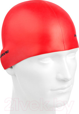Шапочка для плавания Mad Wave Metal (красный)