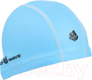 Шапочка для плавания Mad Wave PU Coated (голубой)