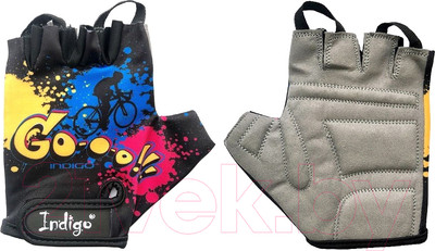 Велоперчатки Indigo Sport Go / IN177 (M, черный)