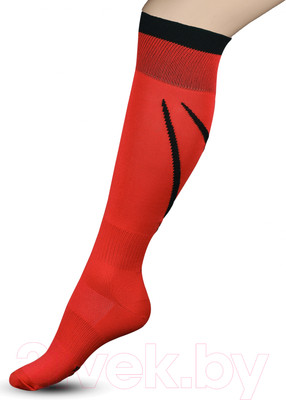 Гетры футбольные Indigo Sport Спорт 3-1 (р-р 44-45, красный)