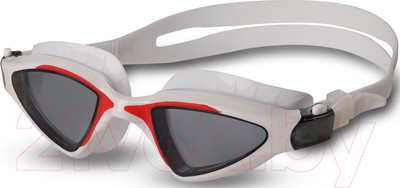 Очки для плавания Indigo Sport Neon / GS20-1 (белый/красный)