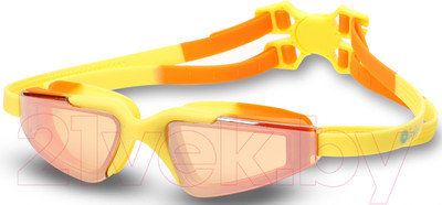 Очки для плавания Indigo Sport Grapes / S997M (желтый/оранжевый)