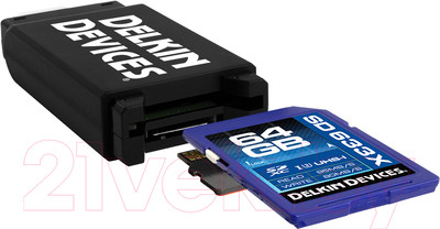 Картридер Delkin USB 3.0 Dual Slot microSD/SD Reader (DDREADER-46)