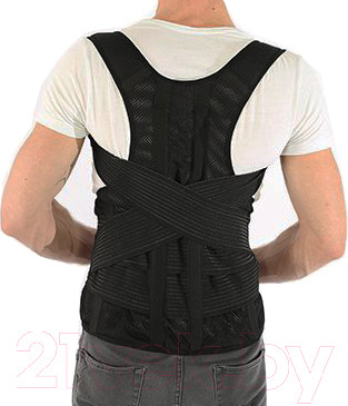 Корсет ортопедический пояснично-крестцовый Antar АТ04501 сильной степени фиксации с бретелями (S)