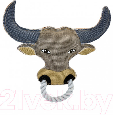 Игрушка для собак Duvo Plus Plus Буйвол / 171307/DV (серый)