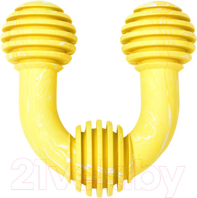 Игрушка для собак Duvo Plus Подкова / 11754/DV (желтый)