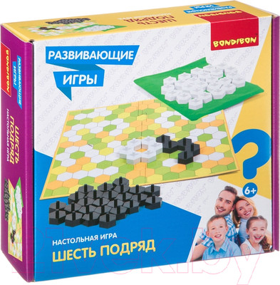 Настольная игра Bondibon Шесть подряд / ВВ4509