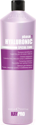 Шампунь для волос Kaypro Special Care Hyaluronic для тонких, ломких и слабых волос (1л)