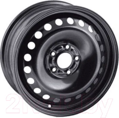 Штампованный диск Trebl 9925T 16x7" 5x112мм DIA 57.1мм ET 37мм Black