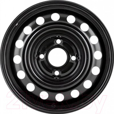 Штампованный диск Trebl 9493T 16x6.5" 4x108мм DIA 65.1мм ET 23мм Black