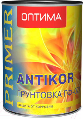 Грунтовка Оптима ГФ-021 универсальная (2.6кг, серый)
