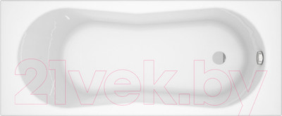 Ванна акриловая Cersanit Nike 170x70 / WP-NIKE-170-W (без ножек)