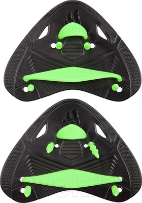 Лопатки для плавания Mad Wave Finger Pro (черный)