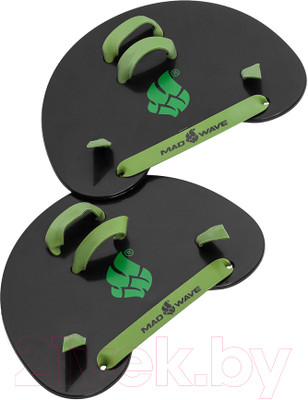 Лопатки для плавания Mad Wave Finger Paddles (черный)