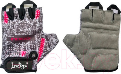 Велоперчатки Indigo Sport City / IN179 (XS, серый)
