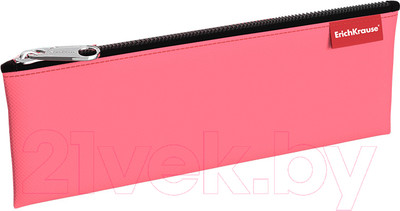 Пенал Erich Krause Neon Yellow / 49048 (коралловый)