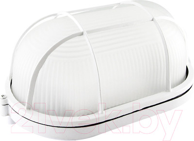 Светильник ЖКХ TDM НПБ1402 60Вт IP54 (белый, овал с решеткой)