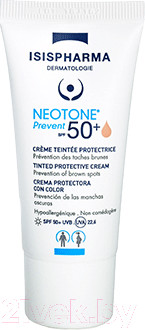 Крем для лица ISISPHARMA Neotone Prevent SPF50+ тон светлый (30мл)