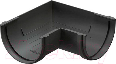 Угол желоба Docke Premium 90 градусов (графит)