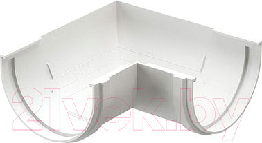 Угол желоба Docke Premium 90 градусов (пломбир)