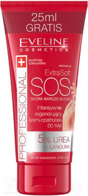 Крем для рук Eveline Cosmetics Extra Soft SOS интенсивный питательный (100мл)