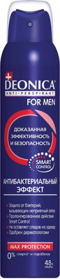 Антиперспирант-спрей Deonica For Men Антибактериальный эффект (200мл)