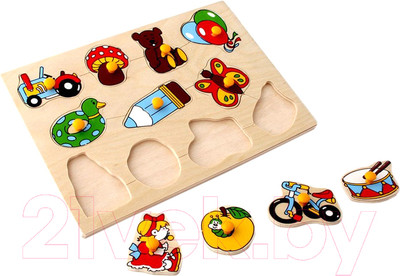 Развивающая игрушка ЛЭМ Рамка-вкладыш. Игрушки / 1400