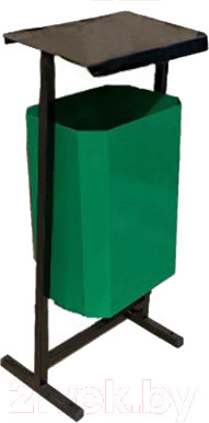 Урна уличная Титан Мета ТМБ-50 (зеленый)