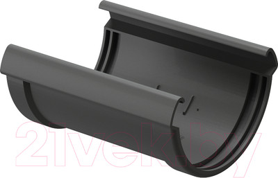 Соединитель желобов Docke Lux (графит)