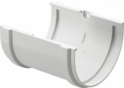 Соединитель желобов Docke Lux (пломбир)