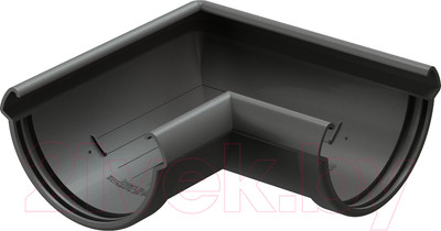 Угол желоба Docke Lux 90 градусов (графит)