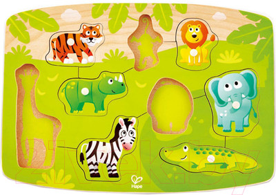 Развивающая игрушка Hape Вкладыши. Джунгли / E1405-HP