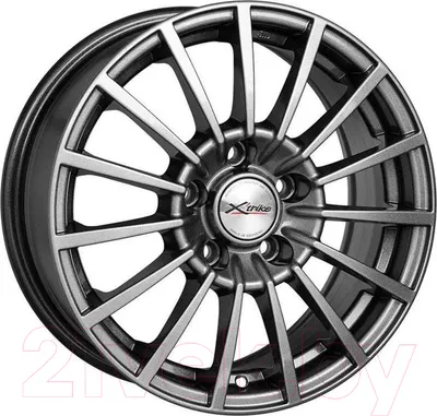 Литой диск X'trike X-106 15x6.5" 5x114.3мм DIA 67.1мм ET 38мм HSB