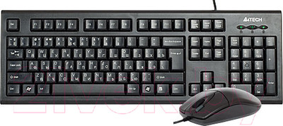 Комплект клавиатура и мышь A4Tech KR-8520D (черный)