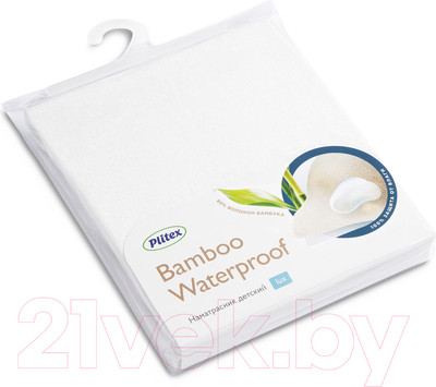 Наматрасник в кроватку Plitex Bamboo Waterproof Lux / НН-01.1